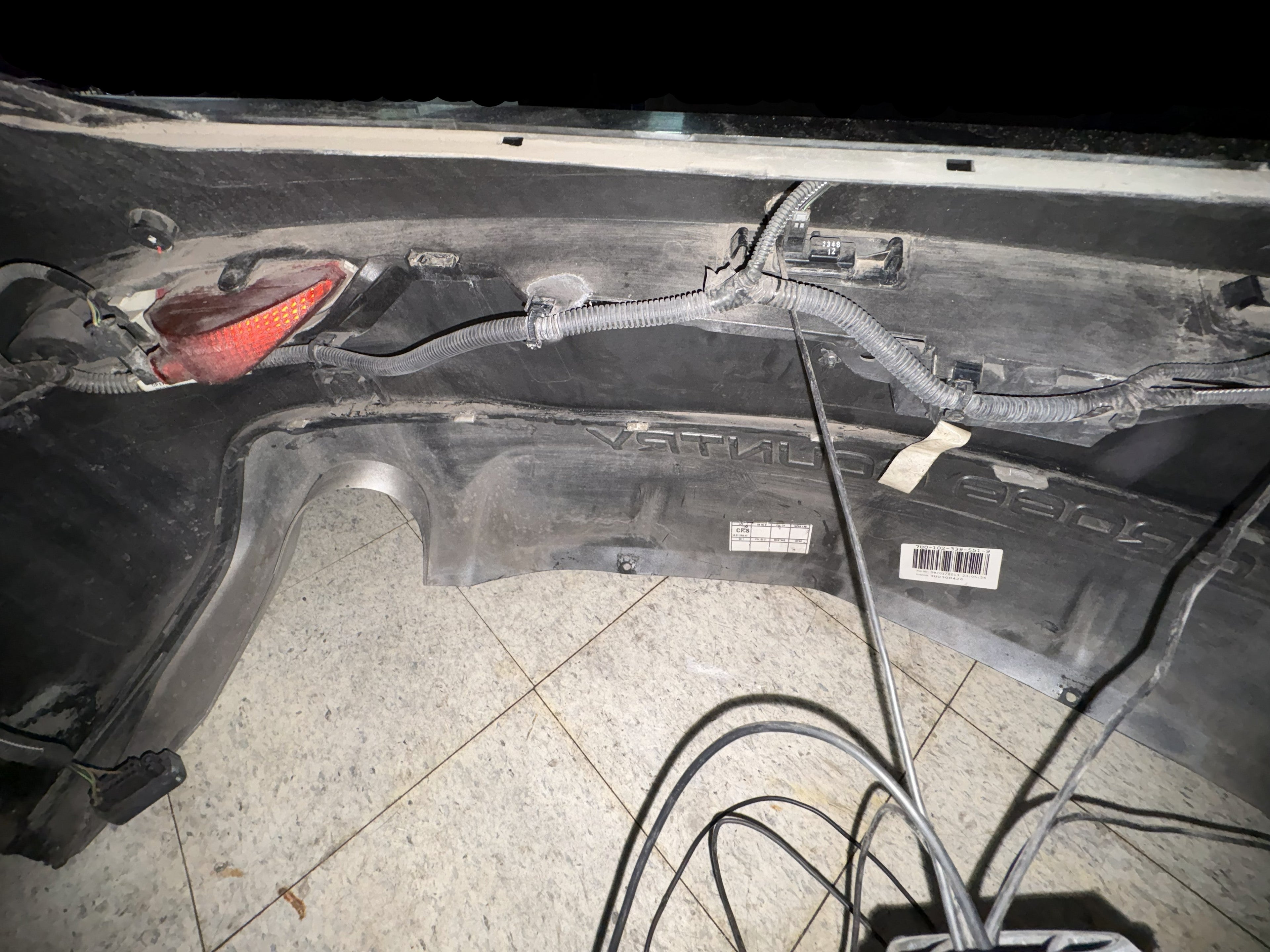 Volvo V40 Cross Country 2013 Facia Trasera Original