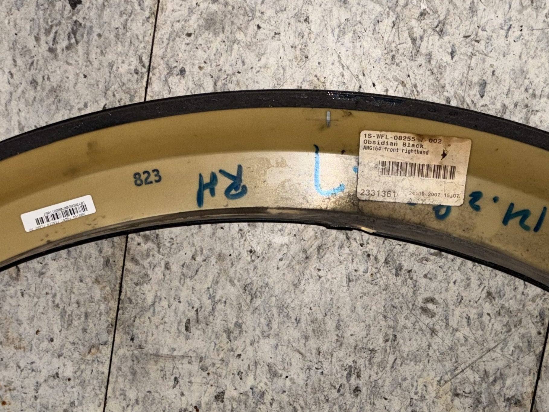 Salpicadera con guardabarros / Aleta Delantera Derecho Original Mercedes-Benz ML63 AMG (W164) 2008